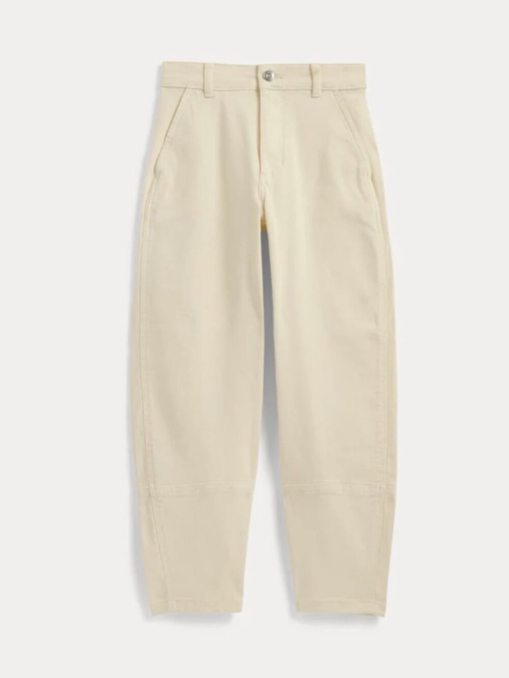 Everlane Utility Barrel Pant in Ivory | Size 4